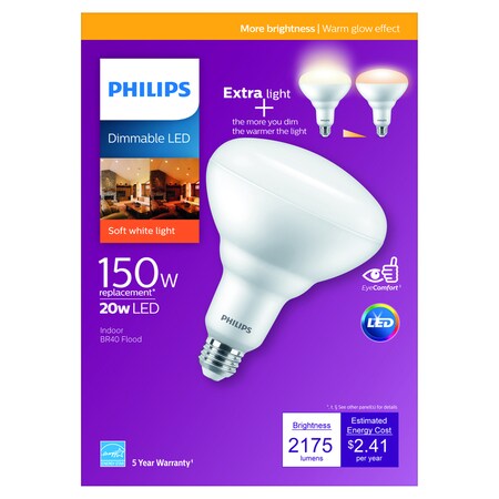 Philips LED BR40 E26 SW 150W 558049